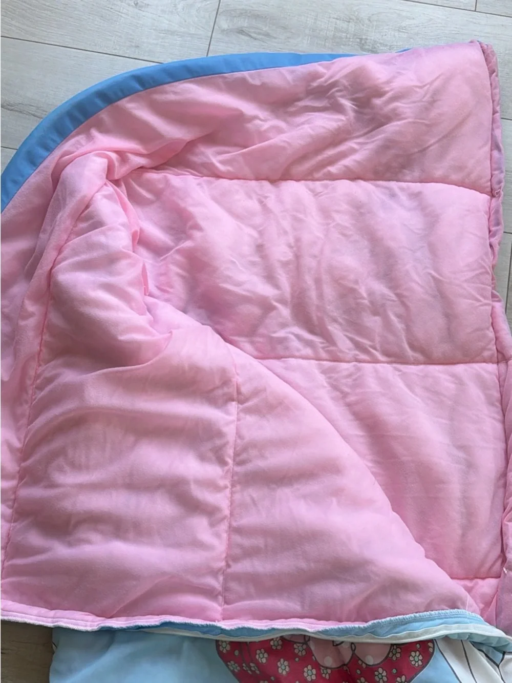Vintage 1989 Precious Moments Sleeping Bag with Matching Storage Bag